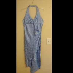 Light blue Water Signs halter top dress